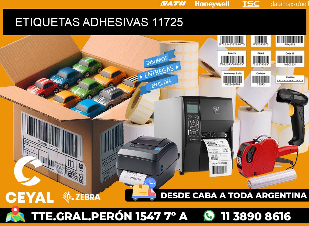 ETIQUETAS ADHESIVAS 11725