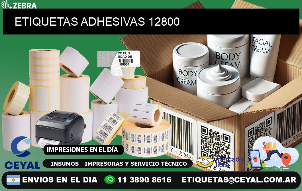 ETIQUETAS ADHESIVAS 12800