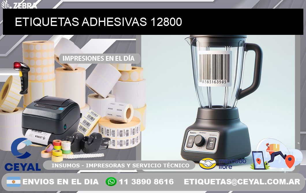 ETIQUETAS ADHESIVAS 12800