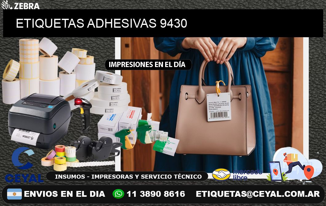 ETIQUETAS ADHESIVAS 9430