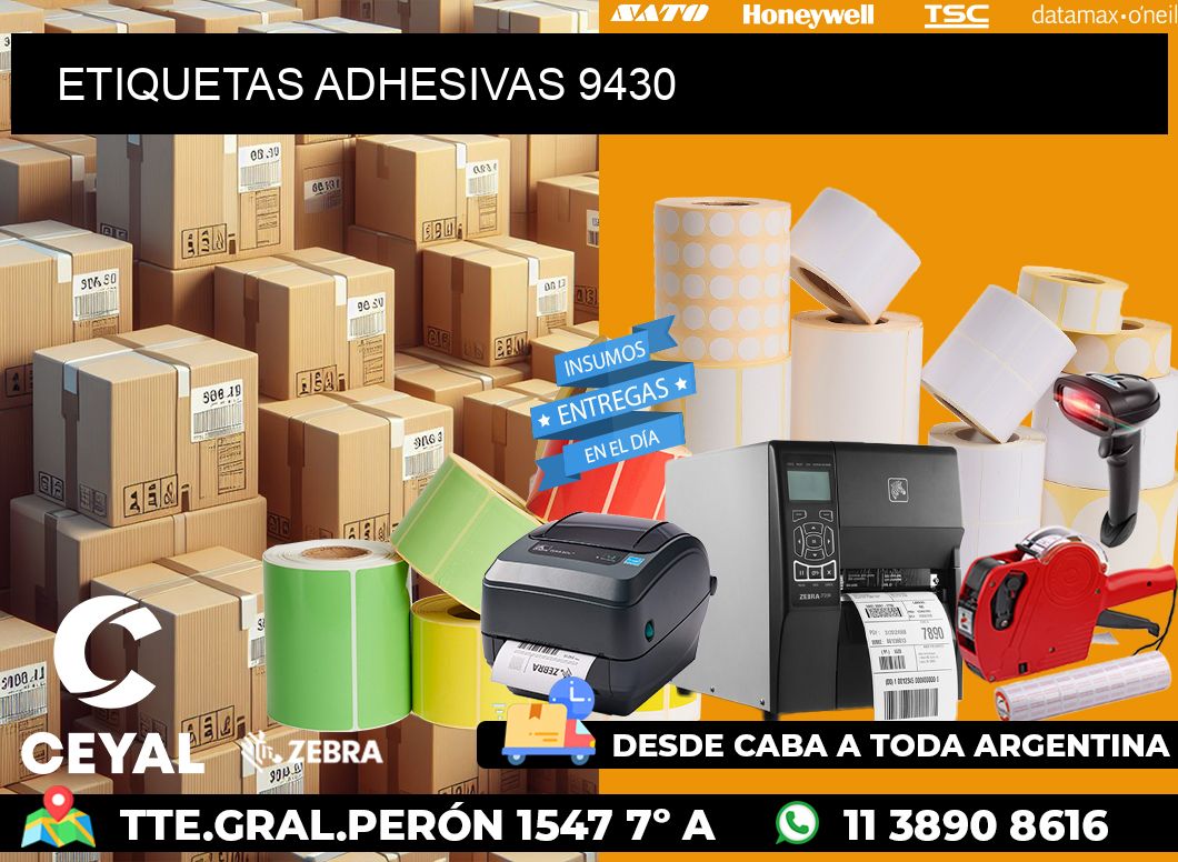 ETIQUETAS ADHESIVAS 9430