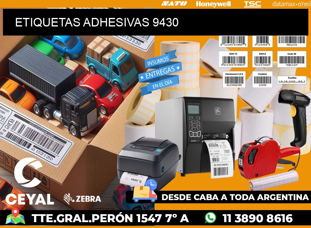 ETIQUETAS ADHESIVAS 9430