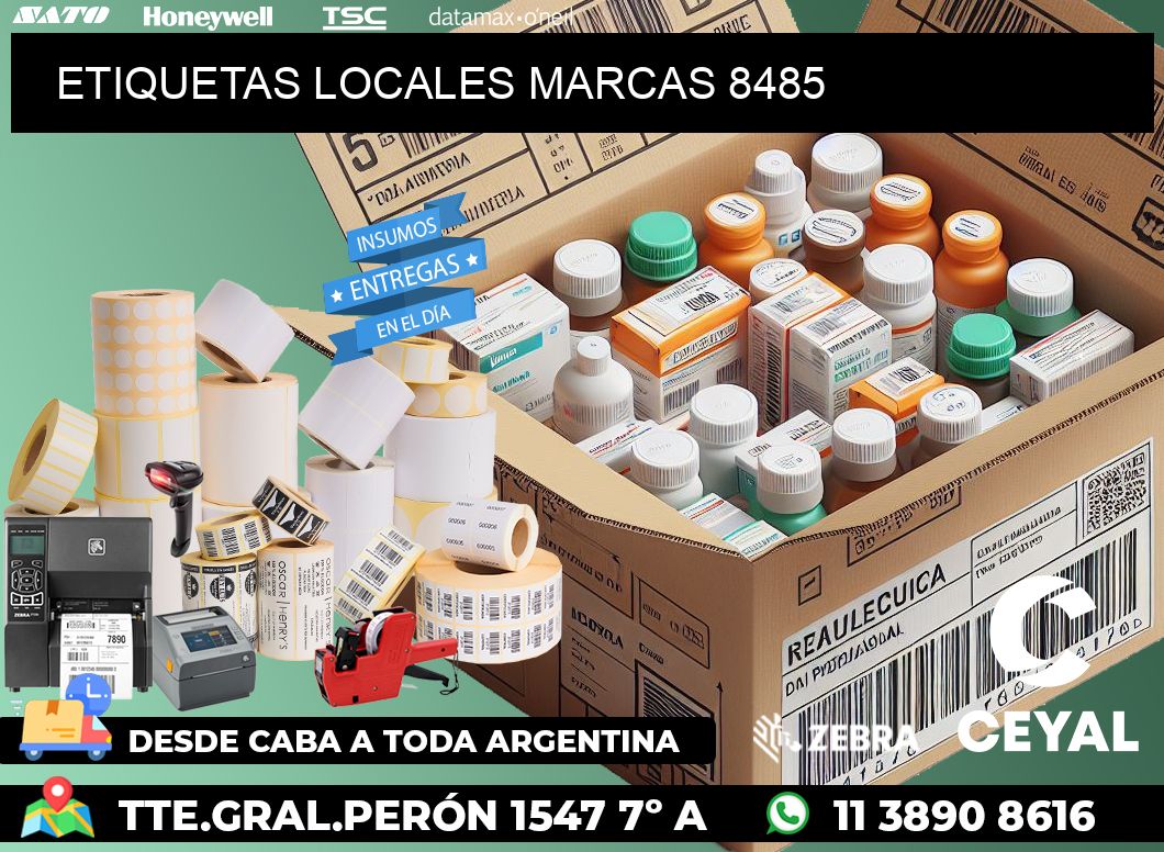 ETIQUETAS LOCALES MARCAS 8485