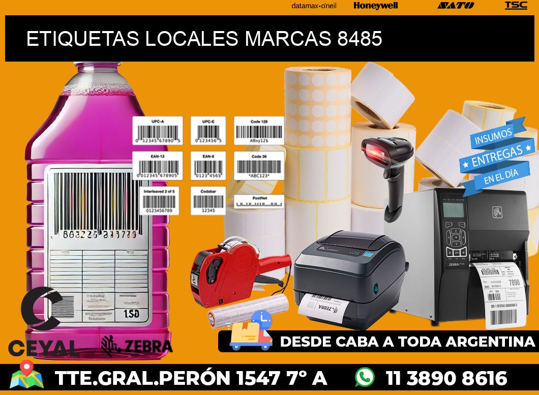 ETIQUETAS LOCALES MARCAS 8485