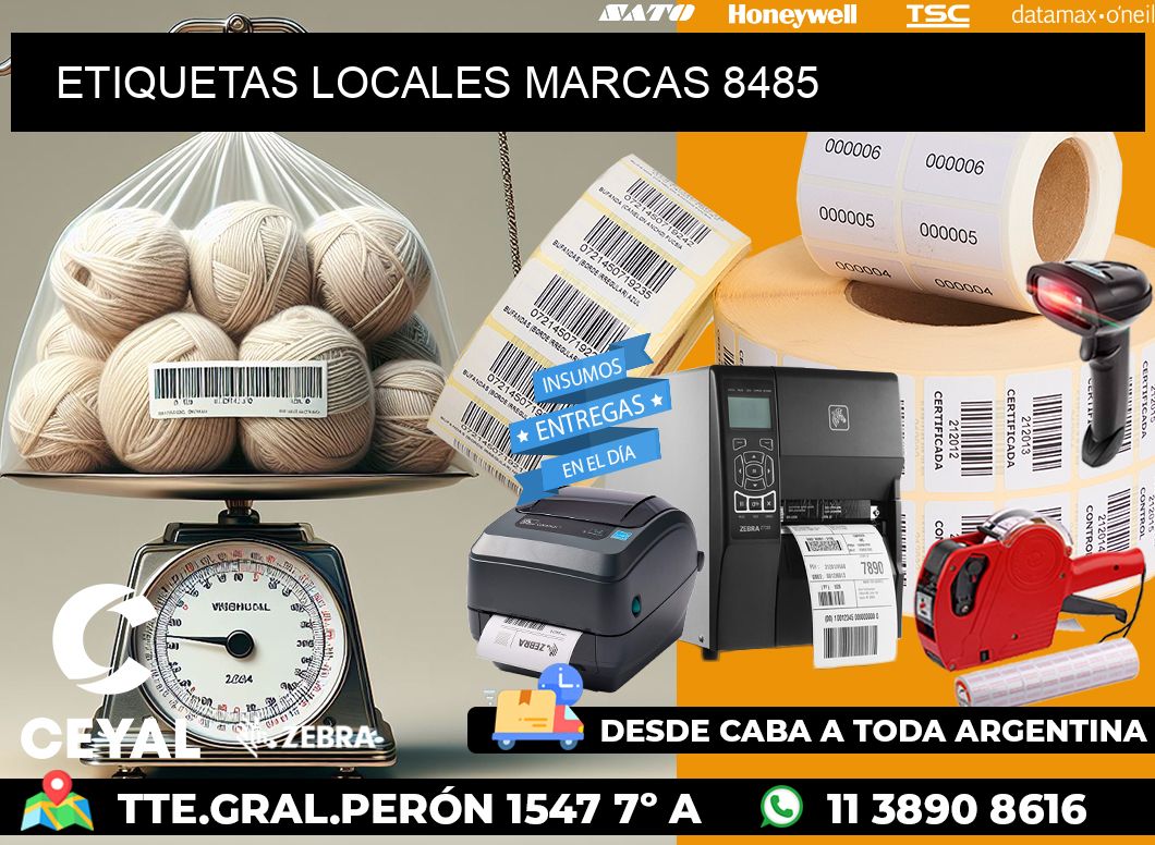 ETIQUETAS LOCALES MARCAS 8485