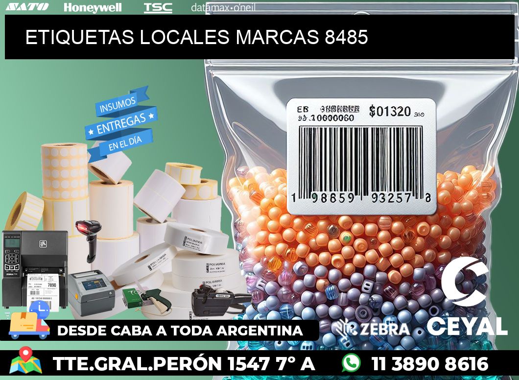 ETIQUETAS LOCALES MARCAS 8485