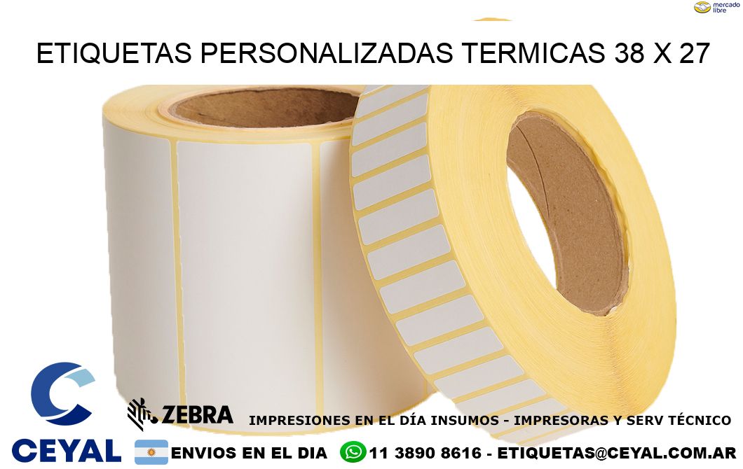 ETIQUETAS PERSONALIZADAS TERMICAS 38 x 27