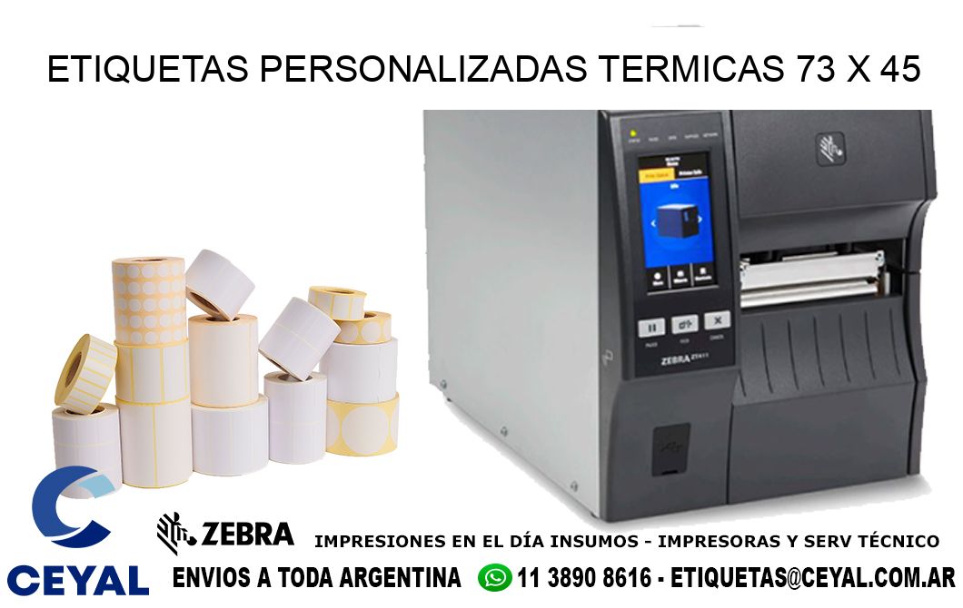 ETIQUETAS PERSONALIZADAS TERMICAS 73 x 45