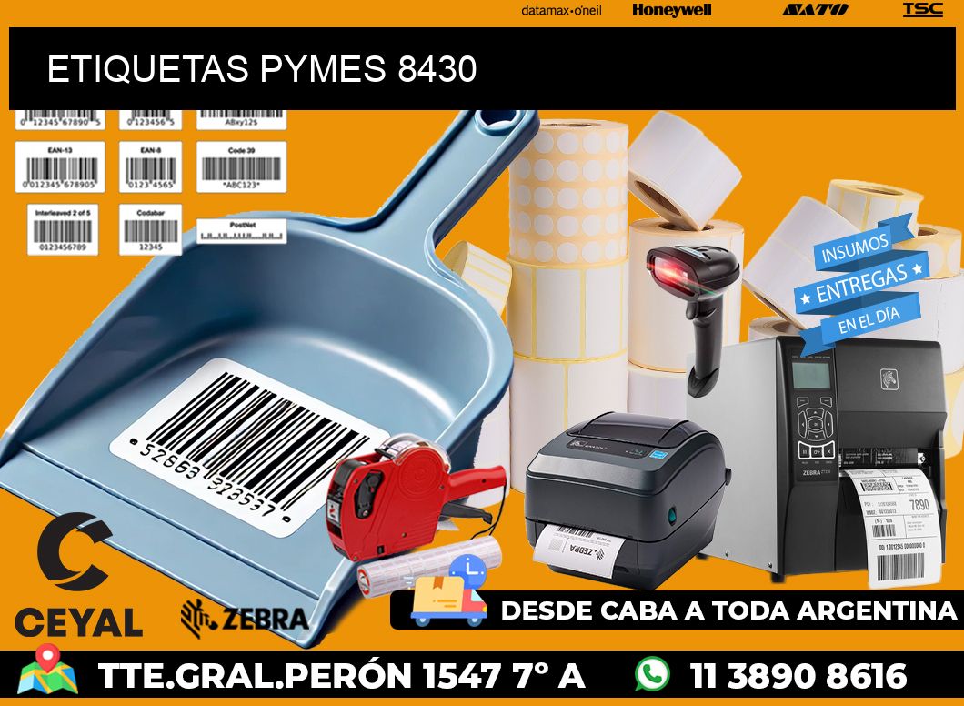 ETIQUETAS PYMES 8430