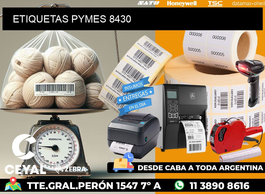 ETIQUETAS PYMES 8430