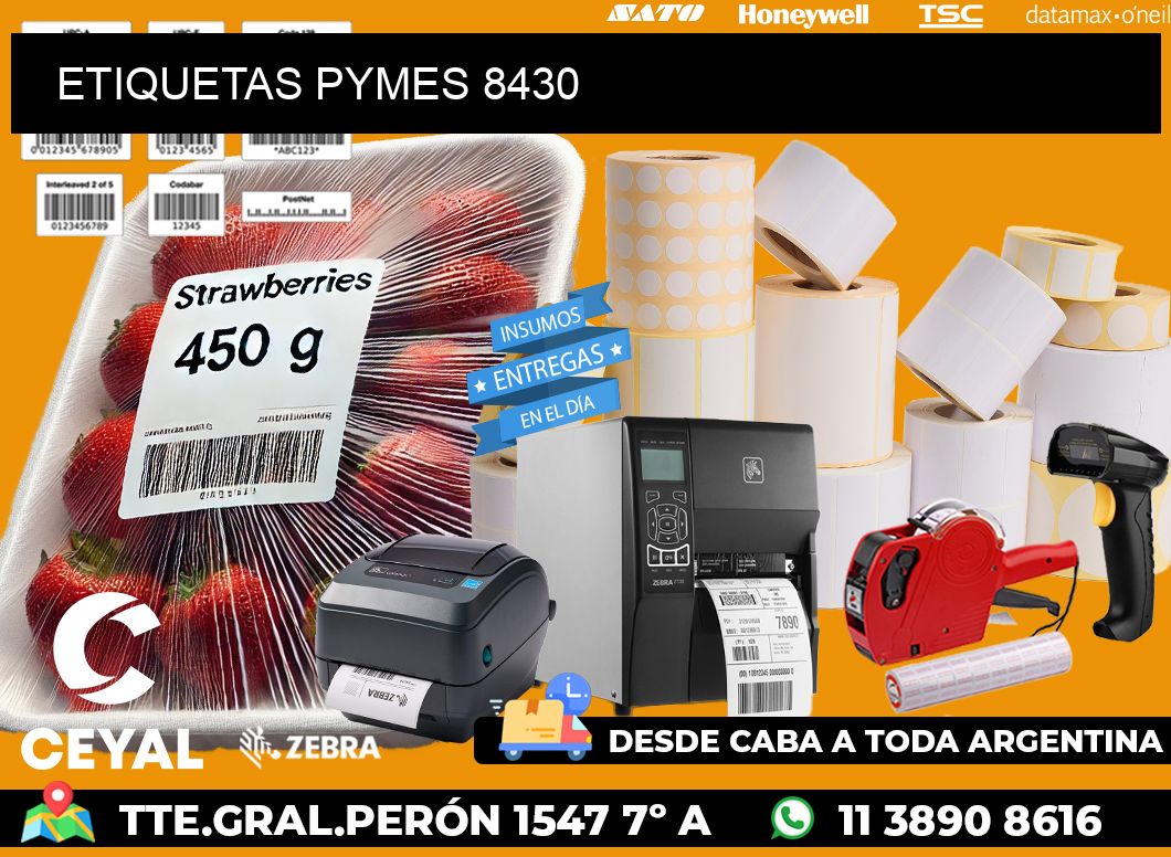 ETIQUETAS PYMES 8430