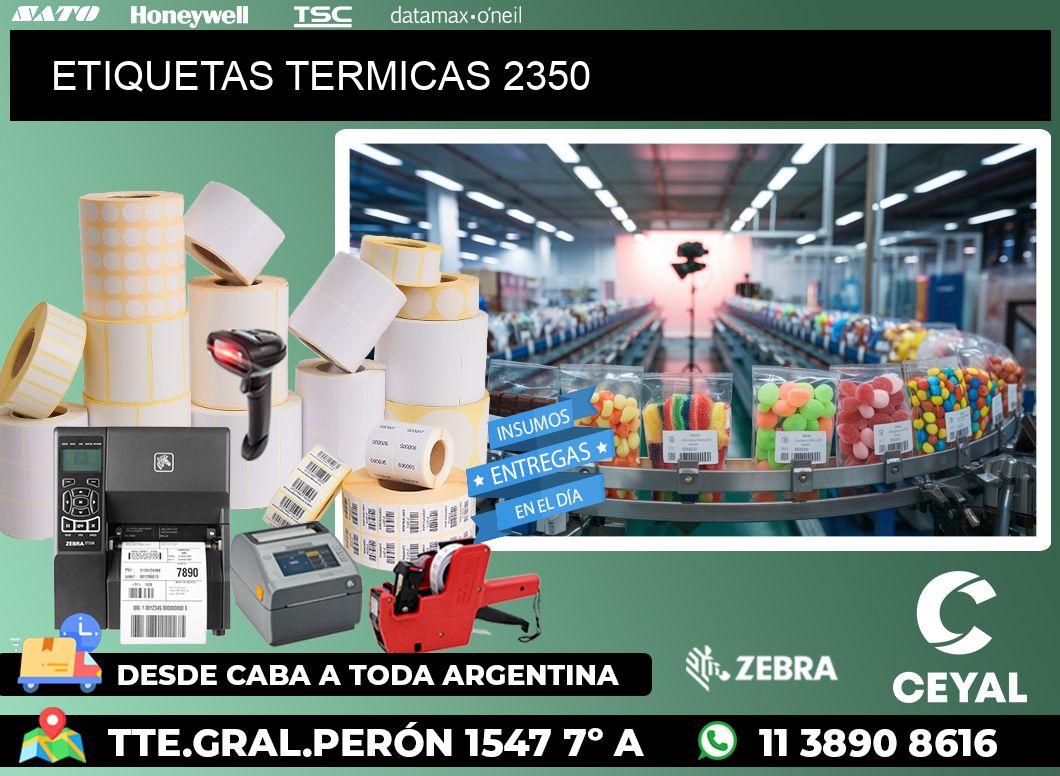 ETIQUETAS TERMICAS 2350