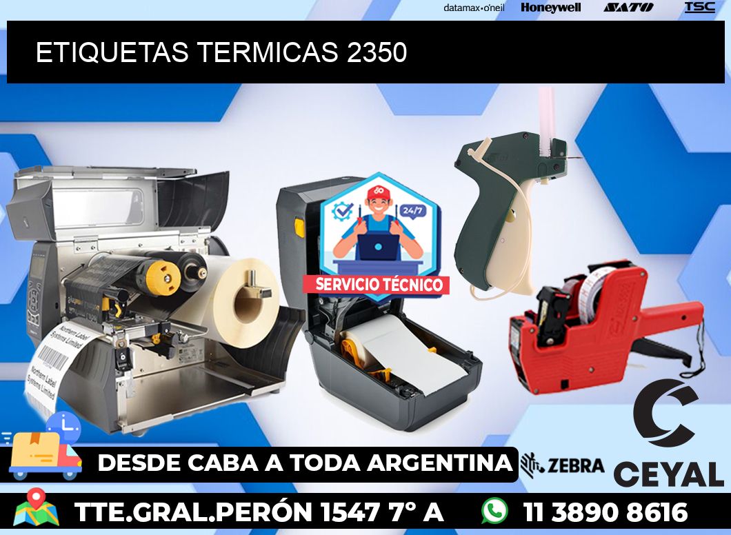 ETIQUETAS TERMICAS 2350