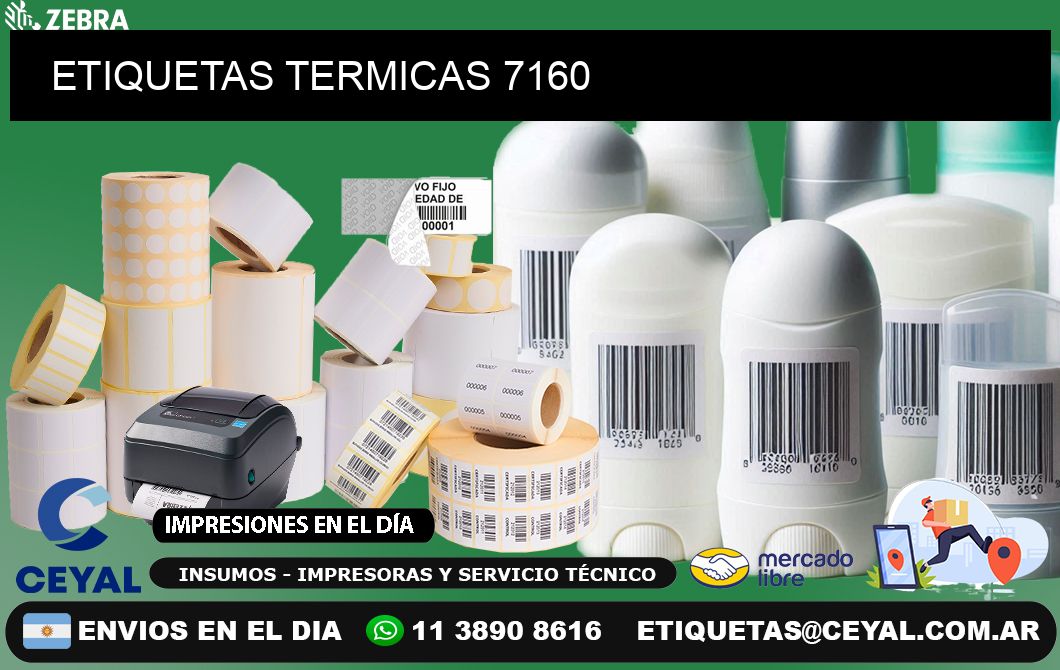 ETIQUETAS TERMICAS 7160