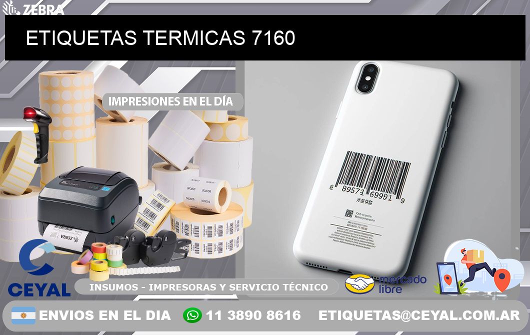 ETIQUETAS TERMICAS 7160