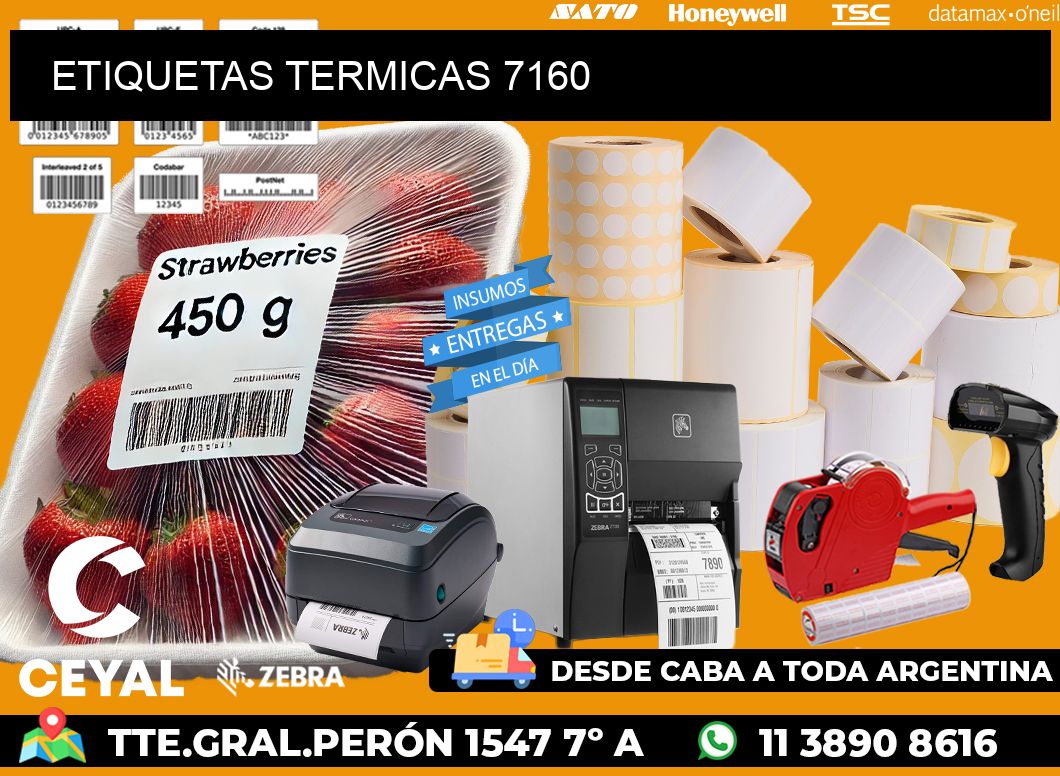 ETIQUETAS TERMICAS 7160