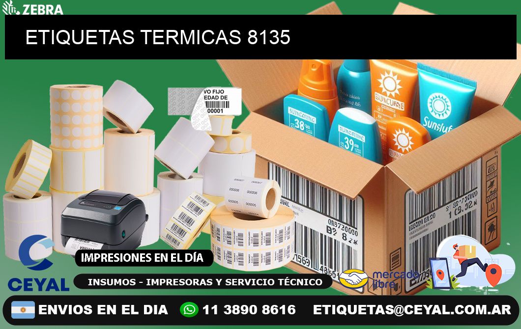 ETIQUETAS TERMICAS 8135