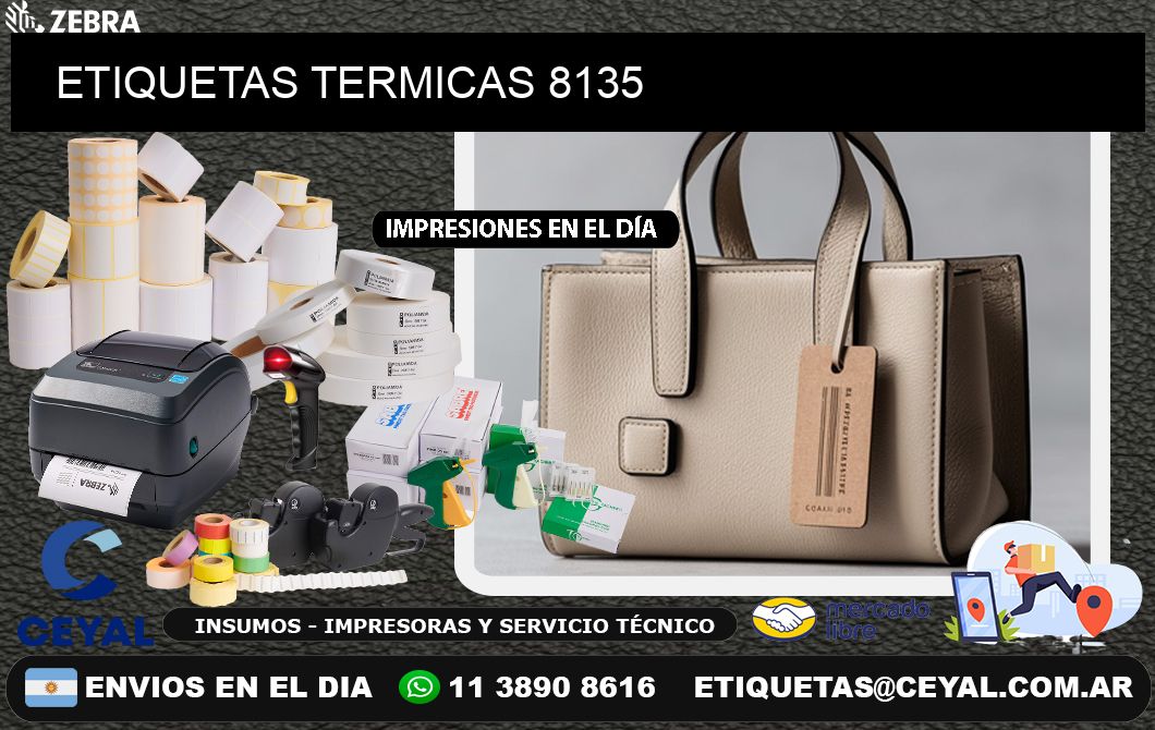 ETIQUETAS TERMICAS 8135