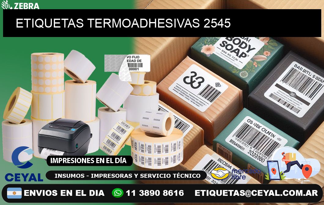 ETIQUETAS TERMOADHESIVAS 2545