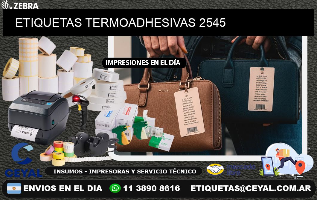 ETIQUETAS TERMOADHESIVAS 2545