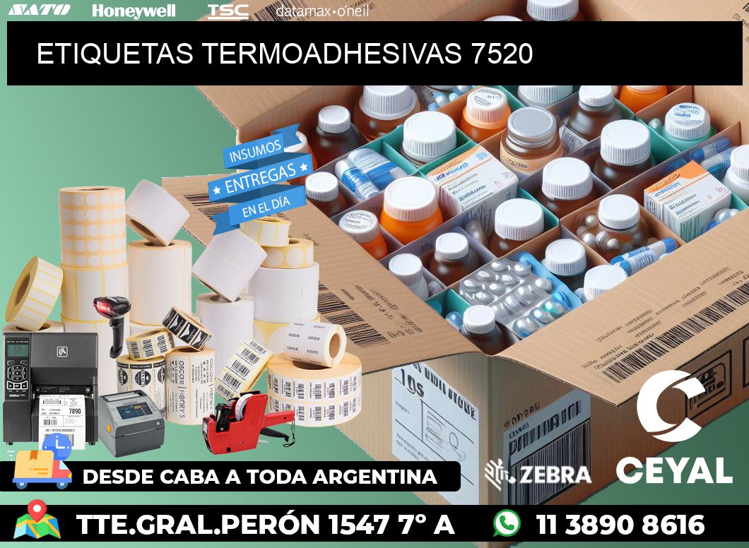 ETIQUETAS TERMOADHESIVAS 7520