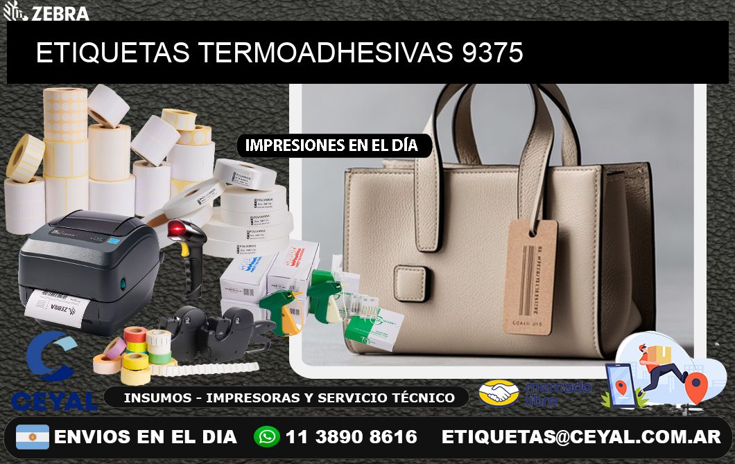 ETIQUETAS TERMOADHESIVAS 9375