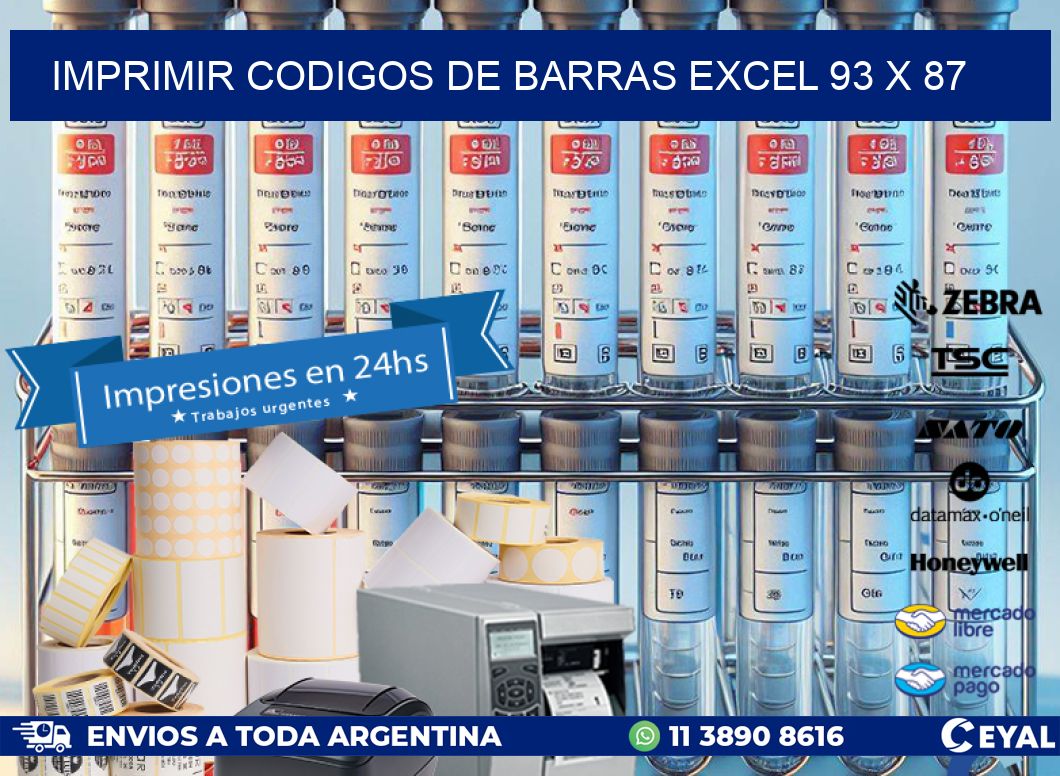 IMPRIMIR CODIGOS DE BARRAS EXCEL 93 x 87