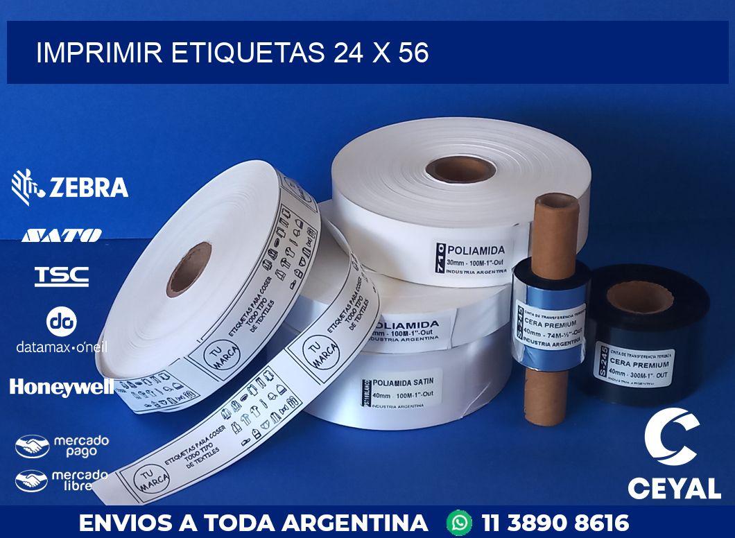 IMPRIMIR ETIQUETAS 24 x 56