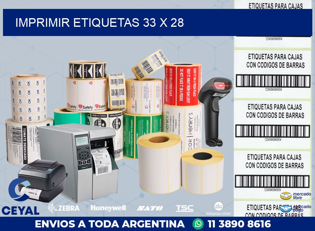 IMPRIMIR ETIQUETAS 33 x 28