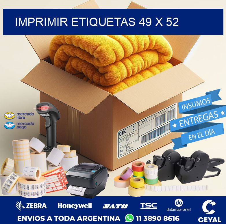 IMPRIMIR ETIQUETAS 49 x 52