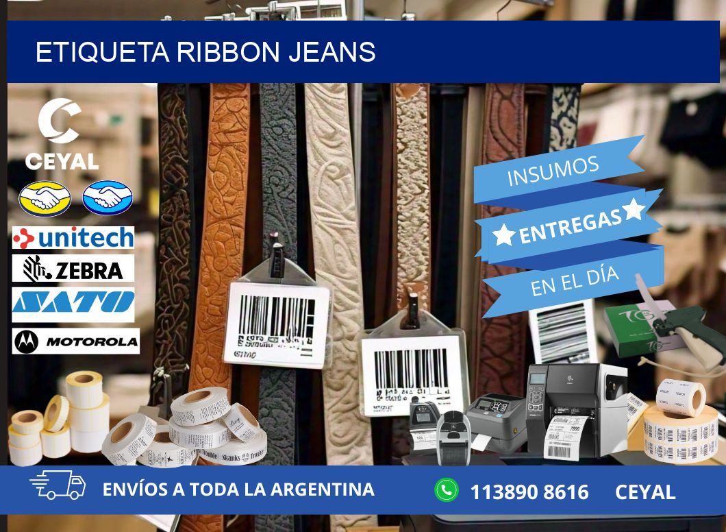 ETIQUETA RIBBON JEANS