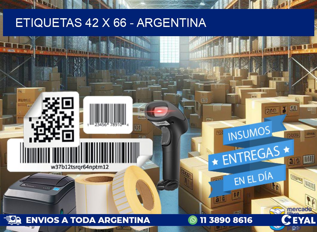 ETIQUETAS 42 x 66 - ARGENTINA