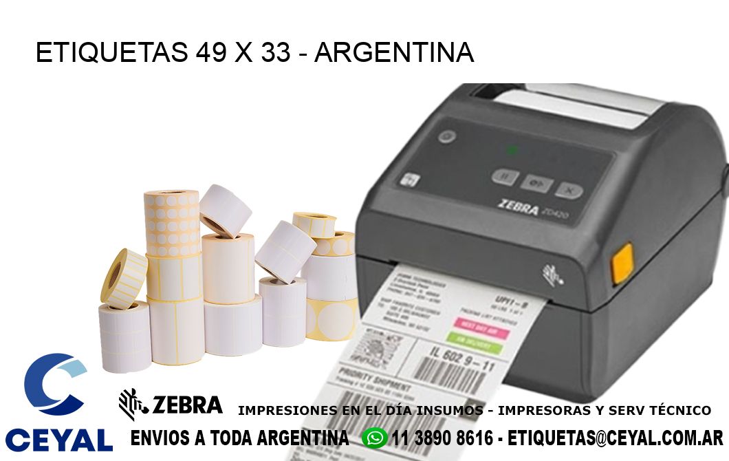 ETIQUETAS 49 x 33 - ARGENTINA