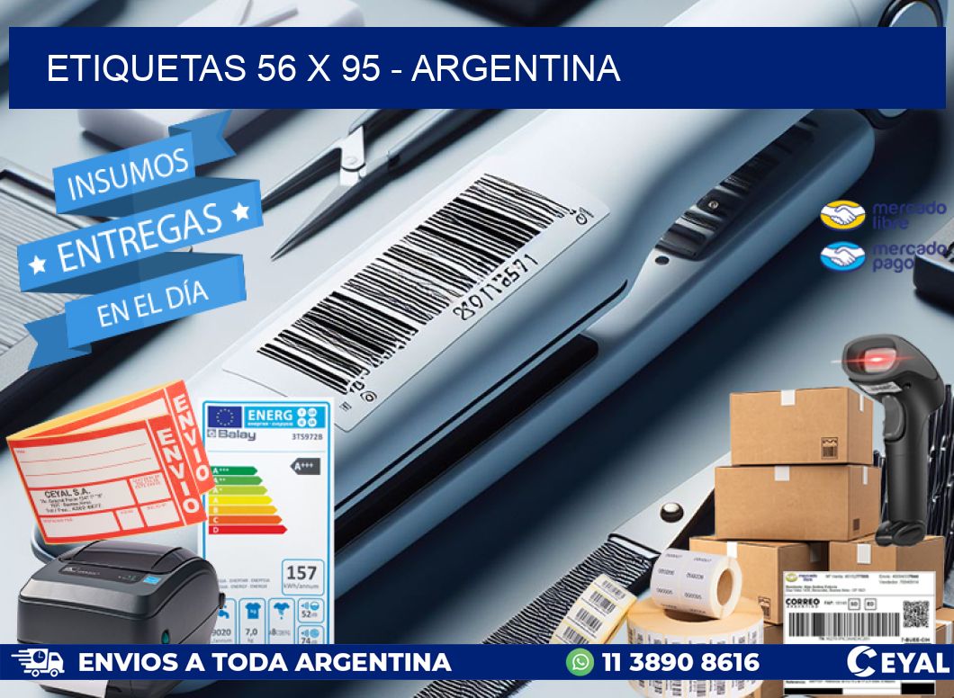 ETIQUETAS 56 x 95 - ARGENTINA