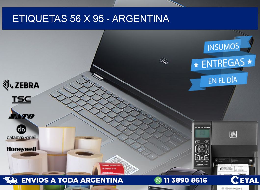 ETIQUETAS 56 x 95 - ARGENTINA