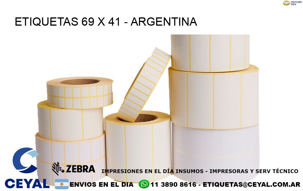 ETIQUETAS 69 x 41 - ARGENTINA