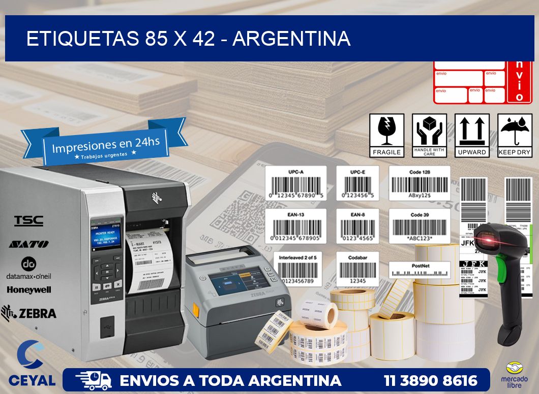 ETIQUETAS 85 x 42 – ARGENTINA