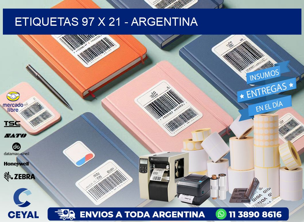 ETIQUETAS 97 x 21 - ARGENTINA