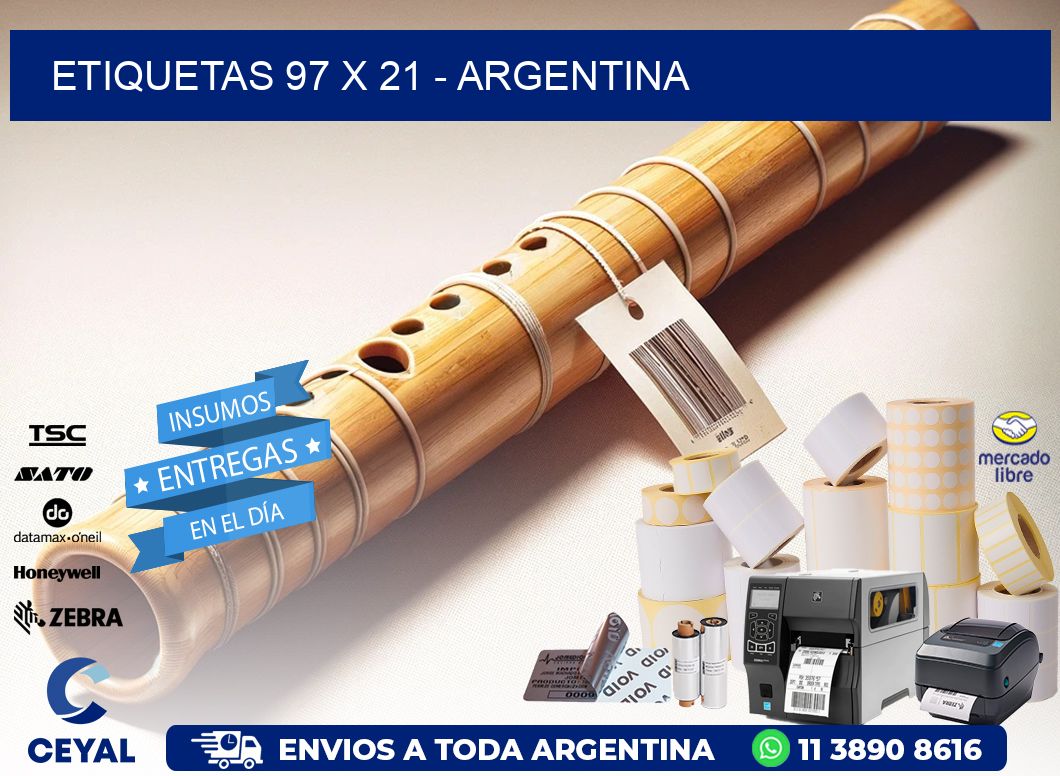 ETIQUETAS 97 x 21 - ARGENTINA