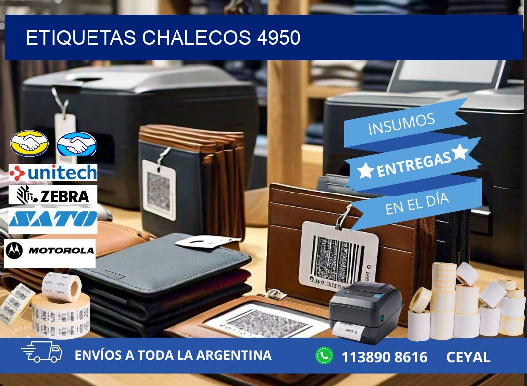 ETIQUETAS CHALECOS 4950