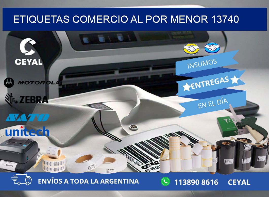 ETIQUETAS COMERCIO AL POR MENOR 13740