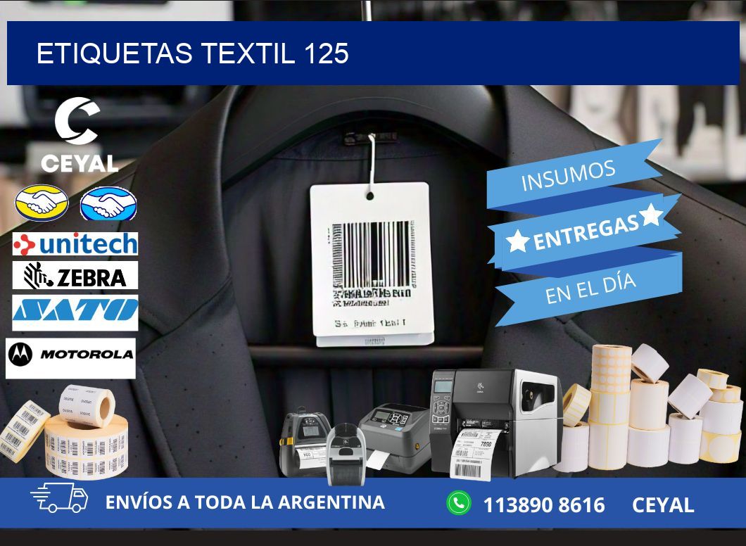 ETIQUETAS TEXTIL 125