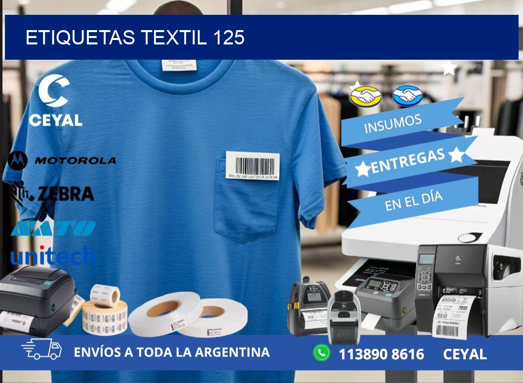 ETIQUETAS TEXTIL 125