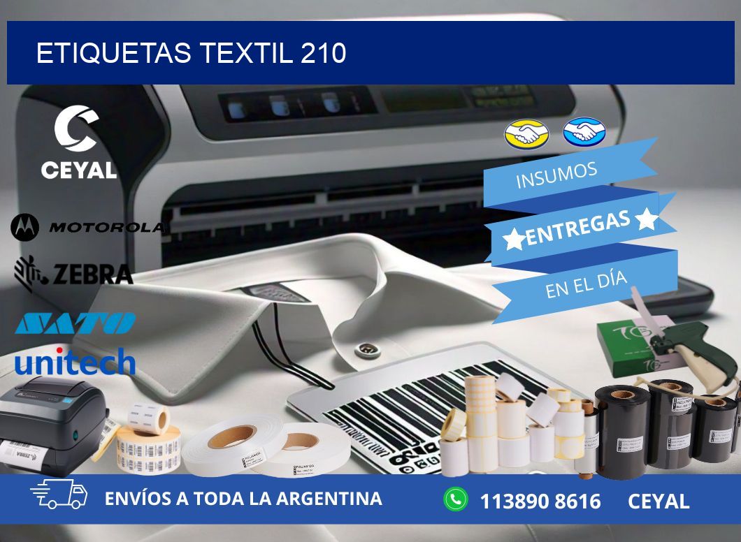 ETIQUETAS TEXTIL 210