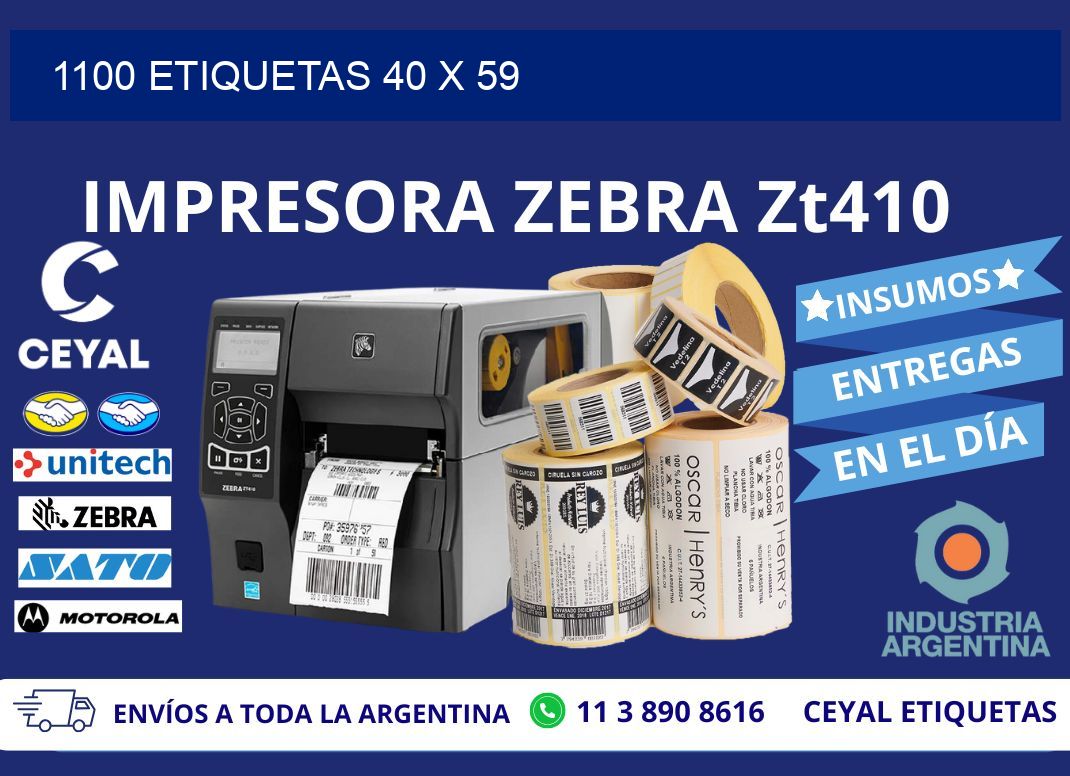 1100 ETIQUETAS 40 x 59
