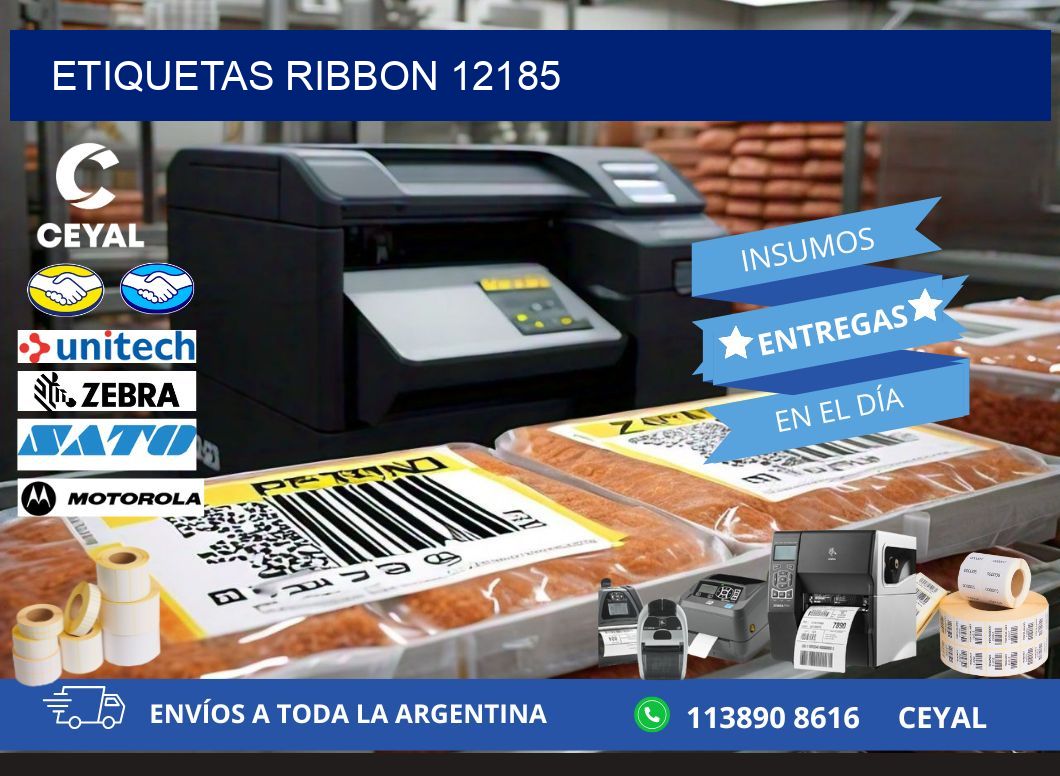 ETIQUETAS RIBBON 12185