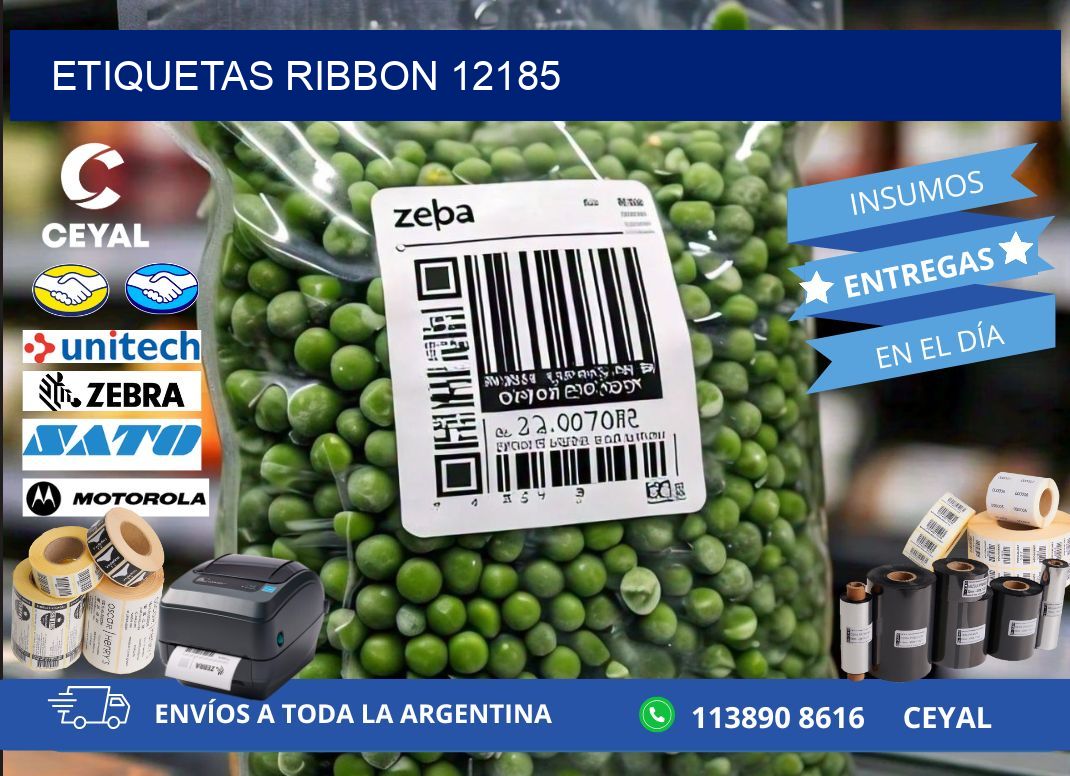 ETIQUETAS RIBBON 12185