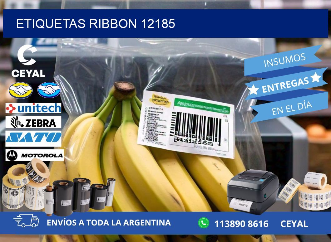 ETIQUETAS RIBBON 12185