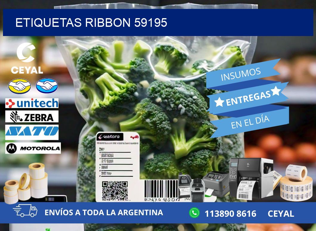 ETIQUETAS RIBBON 59195