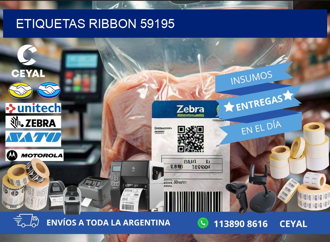 ETIQUETAS RIBBON 59195